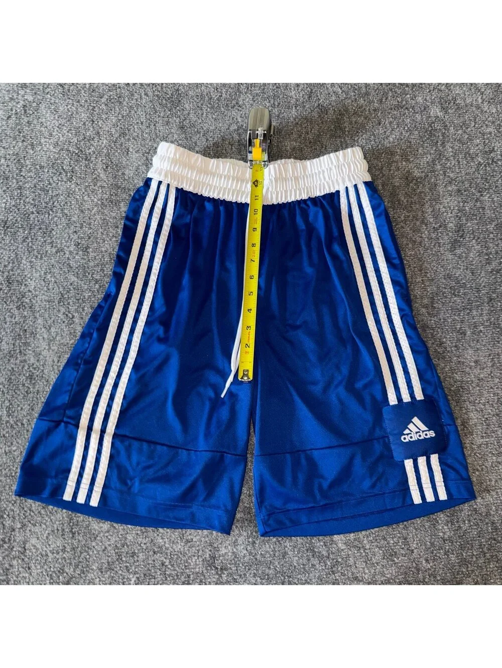 Adidas Basketball Baggy Blue Athletic Shorts Mens MD Vtg y2k 90s Rare